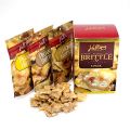 Halls Candies Halls Assorted Brittle Variety Pack, 3.5 Oz Bags (Pack of 3), Peanut Brittle - Almond Brittle - Pecan Brittle