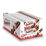 Kinder Bueno Milk Chocolate and Hazelnut Cream Candy Bar, Perfect Easter Basket Stuffers for Kids, 30 Packs, 2 Individually Wrapped 1.5 Oz Bars Per Pack