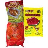 Pinatas Spicy Mexican Candy Kit Including Vero Mango, Vero Elote and Watermelon Rebanaditas Lollipops