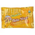 Late July Organic Bite Sized Cheddar Cheese Crackers - Single Serve Snack Packs (1 oz Each) - 8-Count Box - 8oz