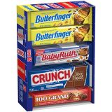 Butterfinger & Co. Chocolate-y Candy Bars, Bulk Full Size Variety Pack with Butterfinger, Crunch, Baby Ruth & 100 Grand Bars, Perfect Easter Egg Basket Stuffers (20 Count)