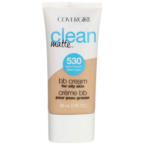  COVERGIRL Clean Matte BB Cream For Oily Skin, Fair 510, (Packaging May Vary) Water-Based Oil-Free Matte Finish BB Cream, 1 Fl Oz (1 Count)