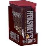 HERSHEYS SPECIAL DARK Chocolate Extra Large Candy Bars with Almonds, 4 oz. Bars, (Pack of 12)