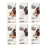 Theo Chocolate Organic Milk Chocolate Variety 6 Pack | 3 Different Flavors, 2 of Each Bar | Chocolate Gift, Fair Trade