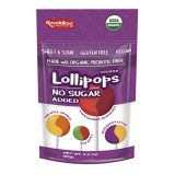 Koochikoo Sugar Free Organic Lollipop Pouch, 10 Count ( Pack - 1 )