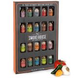 Thoughtfully Gifts, Smokehouse Ultimate Grilling Spice Set, Grill Seasoning Gift Set Flavors Include Chili Garlic, Rosemary and Herb, Lime Chipotle, Cajun Seasoning and More, Pack