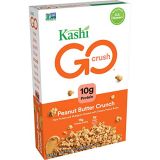 Kashi GO, Breakfast Cereal, Peanut Butter Crunch, Good Source of Protein and Fiber, 13.2oz Box
