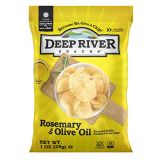 Deep River Snacks Rosemary & Olive Oil Kettle Cooked Potato Chips, 1-Ounce (Pack of 80)