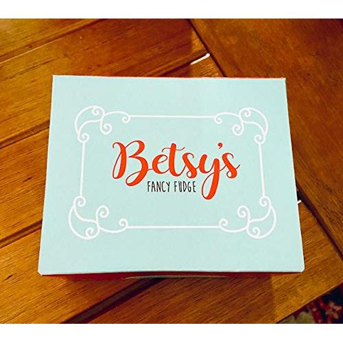  Betsys Fancy Fudge CHOCOLATE WALNUT FUDGE, 1 lB in 4 Wrapped Pieces, Gluten Free, Fresh Gourmet Candy, Makes Great Gift!