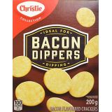 Christie Bacon Dippers Crackers, Ideal for Dipping, 200g/7.05 Ounces