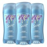 Secret Fresh Antiperspirant and Deodorant Invisible Solid, Luxe Lavender, 3 Count