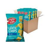 Enjoy Life Foods Enjoy Life Sea Salt Lentil Chips, Dairy Free Chips, Soy Free, Nut Free, Non GMO, Vegan, Gluten Free, 12 - 4 oz Bags