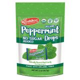 Koochikoo Sugar Free Organic Drops Pouch, Peppermint, 16 CT (2 Oz, Pack - 4)