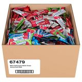 Airheads Candy Mini Bars, Holiday Gift Stocking Stuffer, Assorted Flavors, Individually Wrapped Bulk Box, Non Melting, Party, 25 Pounds