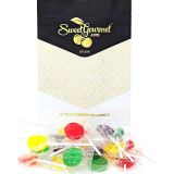 SweetGourmet.com SweetGourmet Sugar Free Assorted Fruit Jolly Pops | Gluten Free Lollipops | 1 Pound