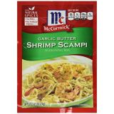McCormick Garlic Butter Shrimp Scampi Seasoning Mix, 0.87 OZ (Pack - 4)