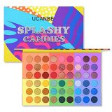UCANBE 54 Color Eyeshadow Makeup Palette, 6 in 1 Highly Pigmented Professional Glitter Matte Shimmer Eye Shadow Powder Make Up Pallet Colorful Blendable Long Lasting Waterproof Cos