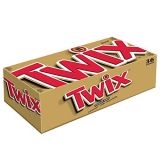 Twix Full Size Caramel Chocolate Cookie Candy Bar, 1.79 Oz, 36-Count Box