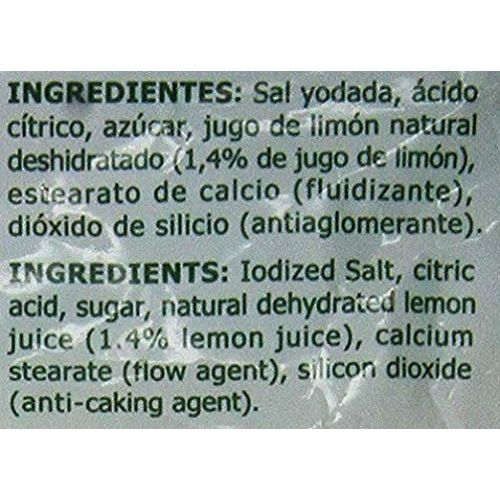  2 Pk. Limon 7 Salt & Lemon Powder Mexican Candy 100 Pieces (200 Pieces Total)