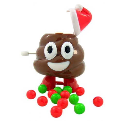  Flix Candy Christmas OH POOP Candy Dispenser - 6 Count Display Box