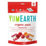 YumEarth Organic Lollipops, Variety Pack, 50 lollipops - 10.9 oz (pack of 1) - Allergy Friendly, Non GMO, Gluten Free, Vegan (Packaging May Vary)