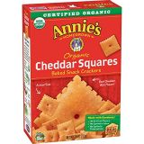 Annies Homegrown Annies Cheddar Squares Baked Cheese Crackers, 7.5 oz
