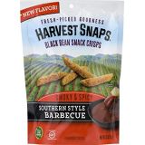 Harvest Snaps Southern Style Barbecue Black Bean Snack Crisps, Gluten-Free, Baked and Crunchy Vegetarian Snack With Plant Protein and Fiber, 3oz/3Count