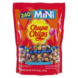Chupa Chups Mini Lollipops, 240 Bulk Candy Suckers for Kids, Cremosa Ice Cream, 7 Assorted Creamy Flavors, Variety Pack for Gifting, Parties, Office, 240 Count