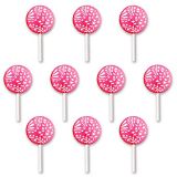 GLUTEN FREE PALACE Vegan Lollipops | Rainbow Lollipops | Valentine Gifts for Kids | Gluten Free Lollipops and Suckers | Hard Candy Individually Wrapped [10 Gourmet Lollipop] Goodie Bag Fillers by Glu