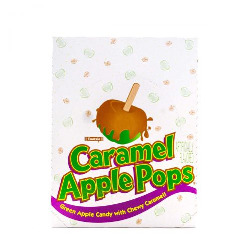 Tootsie Roll Caramel Pops Package APPLE 48 Count