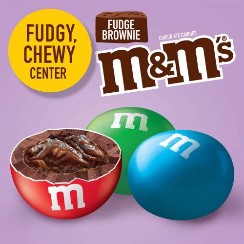  Pawesome Things M&MS Fudge Brownie Sharing Size Chocolate Candy, 9.05 oz. Pack of 2