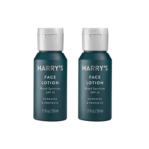  Harrys Face Lotion - Face Moisturizer - with SPF 15-3.4 fl oz (2 Count)
