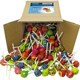 A Great Surprise Chupa Chups Lollipops, Assorted Flavors in 6x6x6 Box Bulk Candy