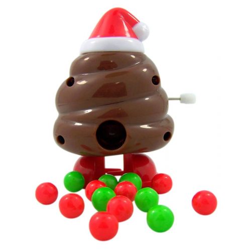  Flix Candy Christmas OH POOP Candy Dispenser - 6 Count Display Box