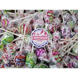 Emporium Candy Charms Blow Pops - Delicious Assorted Lollipops Watermelon Strawberry Cherry Grape Sour Apple - 2 lbs Bulk Candy with Refrigerator Magnet