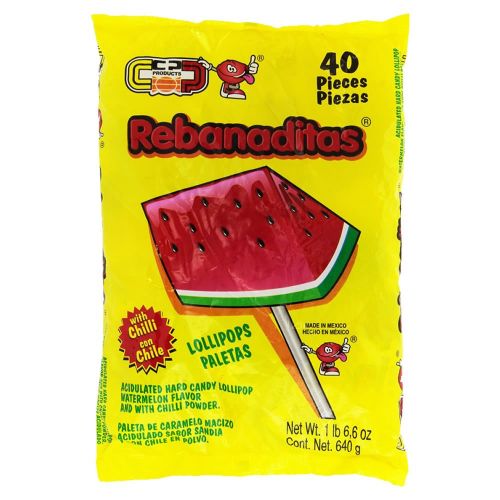  Pinatas Spicy Mexican Candy Kit Including Vero Mango, Vero Elote and Watermelon Rebanaditas Lollipops