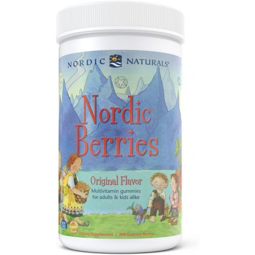  Nordic Naturals Nordic Berries, Citrus - 200 Gummy Berries - Great-Tasting Multivitamin for Ages 2+ - Growth, Development, Optimal Wellness - Non-GMO, Vegetarian - 50 Servings