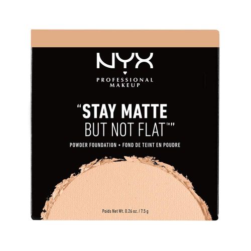  NYX PROFESSIONAL MAKEUP Stay Matte But Not Flat Powder Foundation, Medium Beige