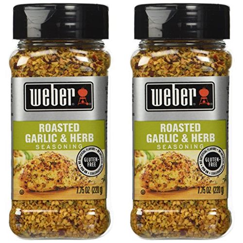  Weber Seasoning, Roasted Garlic and Herb, 7.75 Ounce - 2 Pack