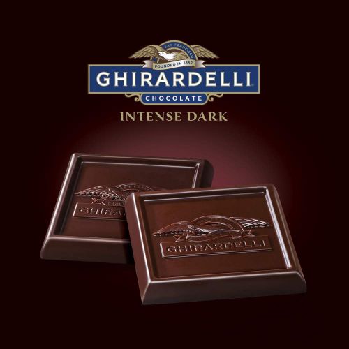  Ghirardelli Intense Dark Chocolate Squares, 92% Cacao Moonlight Mystique, 24.6 Oz (Pack of 6)