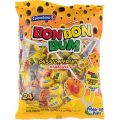 Colombina Bon Bum Bubble Gum Lollipops, Passion Fruit (Pack of 24)