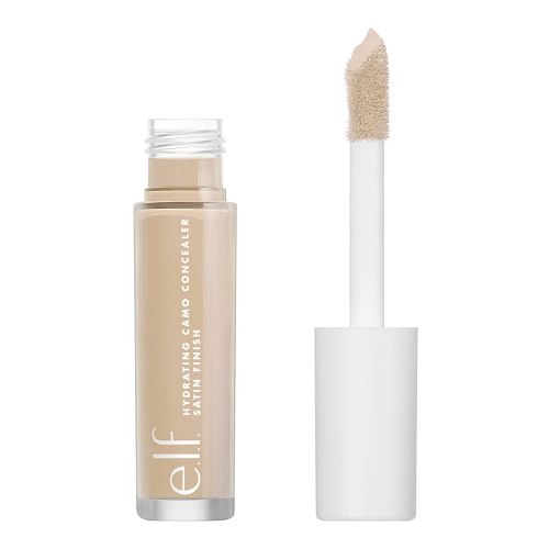  E.l.f. e.l.f, Hydrating Camo Concealer, Lightweight, Full Coverage, Long Lasting, Conceals, Corrects, Covers, Hydrates, Highlights, Medium Peach, Satin Finish, 25 Shades, All-Day Wear, 0.