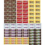 Blunon Chocolate Candy Variety Pack - Fun Size Chocolate Bar Assortment Mix (84 Pack)