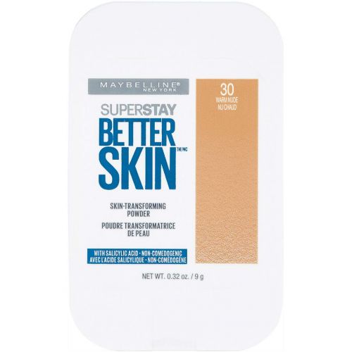  Maybelline New York Super Stay Better Skin Powder, Warm Nude, 0.32 oz.