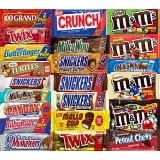 A Great Surprise Extra Large Chocolate Bars - Holiday KING SIZE Bulk Chocolate - Assorted Chocolates Mix, All Your Favorite Chocolate Bars Including M&M, Snickers, Twix and More, 20 Extra Large Bar