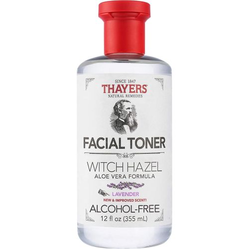  THAYERS Alcohol-Free Lavender Witch Hazel Facial Toner with Aloe Vera Formula - 12 oz, Clear (TA0035)
