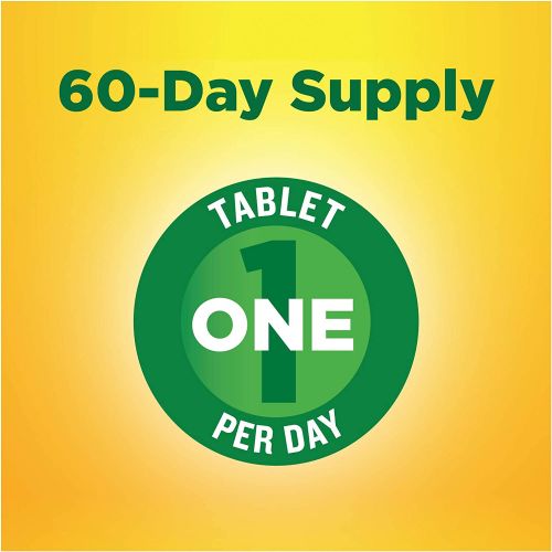  Nature Made Super C with Vitamin D3 and Zinc, Dietary Supplement for Immune Support, 60 Tablets, 60 Day Supply