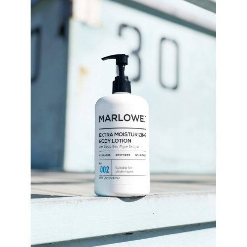  MARLOWE. M BLEND MARLOWE. 002 Extra Moisturizing Body Lotion 15 oz | Daily Lotion for Dry Skin for Men and Women | Light Fresh Scent | Includes Natural Extracts | Vegan & Cruelty-Free