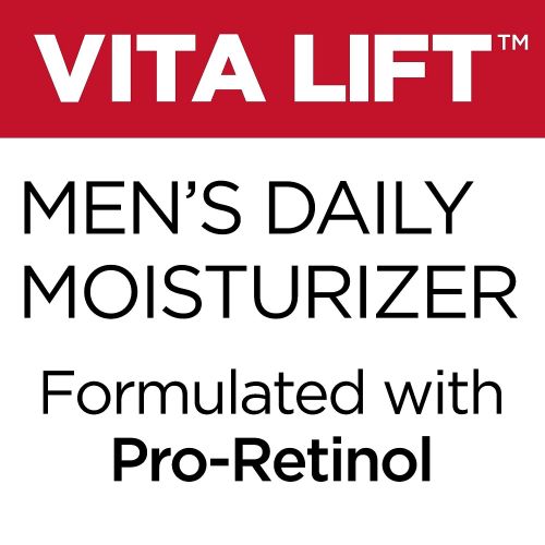  Face Moisturizer for Men, Lightweight Daily Face Lotion for men, LOreal Paris Skincare Men Expert Vitalift Anti-Wrinkle & Firming Face Moisturizer with SPF 15 Sunscreen and Pro-Ret