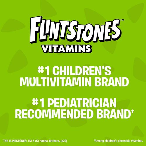  Flintstones Vitamins Flintstones Gummies Kids Vitamins with Immunity Support*, Kids and Toddler Multivitamin with Vitamin C, Vitamin D, B12, Zinc & more, Orange 150ct